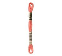 DMC 117-3341 Mouline Stranded Cotton Six Strand Embroidery Floss Thread, Apricot, 8.7-Yard