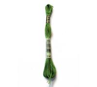 DMC 117-3347 Mouline Stranded Cotton Six Strand Embroidery Floss Thread Medium Yellow Green 8.7-Yard