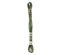 DMC 117-3363 Mouline Stranded Cotton Six Strand Embroidery Floss Thread, Medium Pine Green, 8.7-Yard
