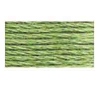 DMC 117-368 Mouline Stranded Cotton Six Strand Embroidery Floss Thread Light Pistachio Green 8.7-Yard
