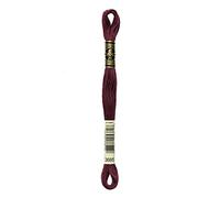 DMC Garn Embroidery Floss Mouline 117-3685, Six-Strand 8.7 yd, Dark Mauve