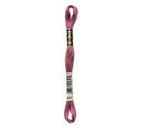 DMC Garn Embroidery Thread Gold Concept Moulded Thread Col. 3687 Mauve 8M Box of 12