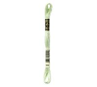 DMC 117-369 Mouline Stranded Cotton Six Strand Embroidery Floss Thread, Light Pistachio Green, 8.7-Yard