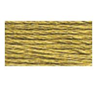 DMC 117-371 Mouline Stranded Cotton Six Strand Embroidery Floss Thread, Mustard, 8.7-Yard