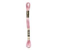 DMC Garn Embroidery Floss 117-3716 Mouline Stranded Cotton Six-Strand Light Dusty Rose 8.7 yd