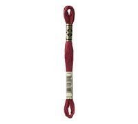DMC 117-3721 Mouline Stranded Cotton Six Strand Embroidery Floss Thread, Dark Shell Pink, 8.7-Yard