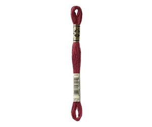 DMC 117-3721 Mouline Stranded Cotton Six Strand Embroidery Floss Thread, Dark Shell Pink, 8.7-Yard
