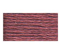 DMC 117-3726 Mouline Stranded Cotton Six Strand Embroidery Floss Thread, Dark Antique Mauve, 8.7-Yard