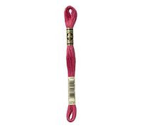 DMC Garn Embroidery Floss Mouline Stranded Cotton Six-Strand 117-3731 Dark Dusty Rose 8.7 yd