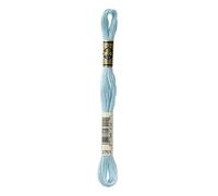 DMC 117-3761 Mouline Stranded Cotton Six Strand Embroidery Floss Thread, Light Sky Blue, 8.7-Yard