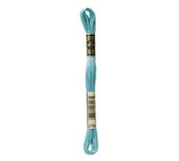 DMC Garn Mouline Stranded Cotton Embroidery Floss 117-3766 Six-Strand, Light Peacock Blue, 8.7-Yard
