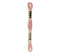 DMC 117-3779 Mouline Stranded Cotton Six Strand Embroidery Floss Thread, Light Terra Cotta, 8.7-Yard