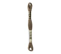 DMC 117-3790 Mouline Stranded Cotton Reels Six Strand Embroidery Floss Thread, Dark Beige Grey, 8.7-Yard