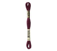 DMC 117-3802 Mouline Stranded Cotton Six Strand Embroidery Floss Thread, Dark Antique Mauve, 8.7-Yard