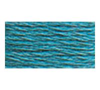 DMC 117-3810 Mouline Stranded Cotton Six Strand Embroidery Floss Thread, Dark Turquoise, 8.7-Yard