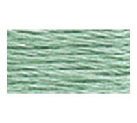 DMC 117-3813 Mouline Stranded Cotton Six Strand Embroidery Floss Thread, Light Blue Green, 8.7-Yard