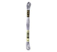 DMC 117-415 Six Stranded Cotton Embroidery Floss, Pearl Gray, 8.7-Yard