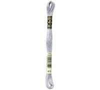 DMC 117-415 Six Stranded Cotton Embroidery Floss, Pearl Gray, 8.7-Yard