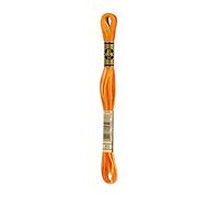 DMC 117-51 Six Stranded Cotton Embroidery Floss, Variegated Burnt Orange, 8.7-Yard