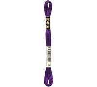 DMC 117-550 Six Stranded Cotton Embroidery Floss, Very Dark Violet, 8.7-Yard