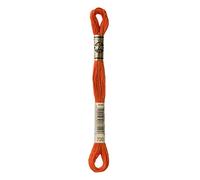DMC Mouline floss/skein for sewing/embroidery - 8 metres - 720 - Orange Spice, Dark
