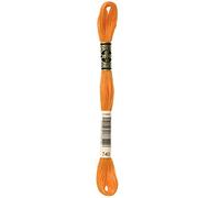 DMC 117-740 Six Strand Embroidery Cotton Floss, Tangerine, 8.7-Yard