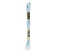 DMC 117-775 Six Strand Embroidery Cotton Floss, Very Light Baby Blue, 8.7-Yard