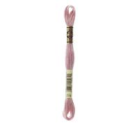 DMC 117-778 Six Strand Embroidery Cotton Floss, Very Light Antique Mauve, 8.7-Yard