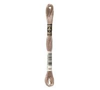 DMC 117-841 6 Strand Embroidery Cotton Floss, Light Beige Brown, 8.7-Yard