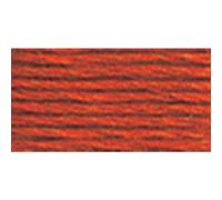 DMC 117-900 6 Strand Embroidery Cotton Floss, Dark Burnt Orange, 8.7-Yard,Pack of 12