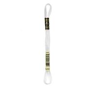 DMC Garn Six-Strand Mouline Embroidery Cotton 8.7 yd White 117-BLANC (12-Pack)