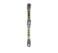 DMC 117MC-0004 Cotton Embroidery Floss, 0004 Grey, 8 m