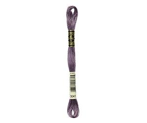 DMC 117MC-3041 Cotton Embroidery Floss - 3041 Purple - 8 Metres