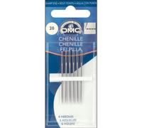 DMC 1768-20 Chenille Hand Needles, 6-Pack, Size 20