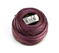 DMC 3041 Purple Size 8 Cotton Perle Thread for Embroidery, 80m - per 10 gram Ball