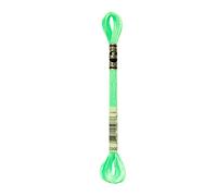 DMC 317W-E990 Light Effects Polyster Embroidery Floss, 8.7-Yard, Neon Green