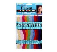Prism 36 x 9.14 m Craft Thread Rainbow Non Divisible Skein Pack