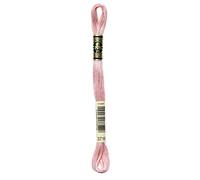 DMC 6-Strand 12-Pack Embroidery Cotton Floss, Very Light Dusty Rose