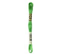 DMC 6-Strand Cotton Embroidery Thread 8 M (8.7 Yd), Kelly Green