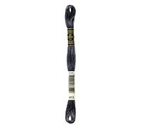 DMC 6-Strand Embroidery Cotton 8.7yd Grey, Dark Pewter Gray, 8.7-Yards