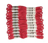 DMC 6-Strand Embroidery Cotton Floss Bright Christmas Red