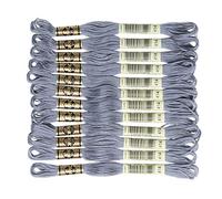 DMC 6-Strand Embroidery Cotton Floss, Dark Steel Grey