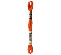 DMC 6-Strand Embroidery Cotton Floss, Medium Burnt Orange