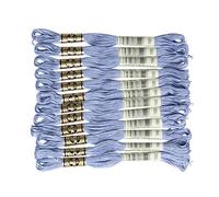 DMC 6-Strand Embroidery Cotton Floss, Medium Grey Blue