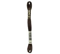 DMC 6-Strand Embroidery Cotton Floss, Very Dark Beige Brown