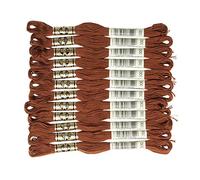 DMC 6-Strand Embroidery Cotton Floss, Very Dark Mahogany