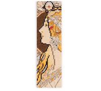 DMC - Alfons Mucha Zodiac, Advanced Level Cross Stitch Bookmark Kit