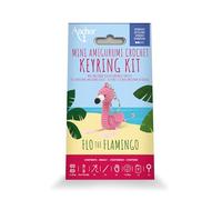 DMC Anchor Flo the Flamingo Mini Amigurumi Keyring Kit