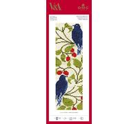 Bird & Berry Cross Stitch Bookmark Kit