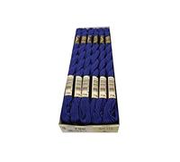 DMC Bulk Buy Thread Pearl Cotton Skeins Size 3 16.4 Yards Dark Royal Blue 115 3-796 (12-Pack)